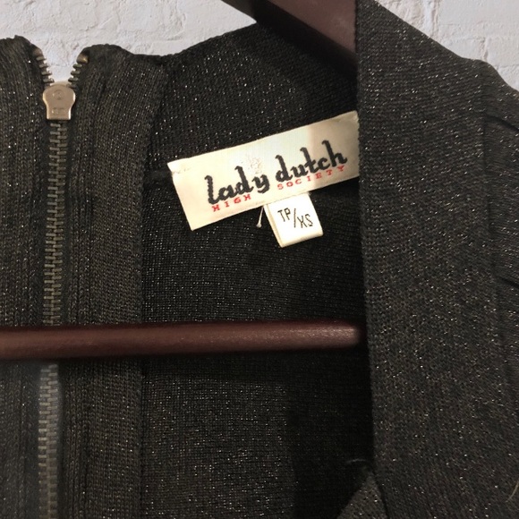 🍁Fall Sale🍁 Lady Dutch Black Bodycon Dress - Picture 4 of 6